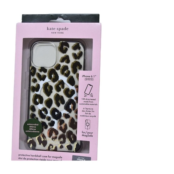 Kate Spade New York Apple iPhone 14 PLUS (6.1") Protective Hardshell Case New !! - Picture 1 of 3